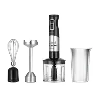 MPM MBL-34 Kézi mixer rozsdamentes test, 9 fokozat turbo, tartályok 500 ml és 700 ml #1