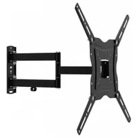 Kello 3D 13-50 Forgatható falikonzol 13"-50" 30 kg Fordítás 180 Döntés 0-15 VESA 400x400 mm fekete