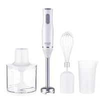 Adler AD4620 botmixer szett 800 W 2 sebesség rozsdamentes pengék 450 ml aprító 750 ml habverő tál #1
