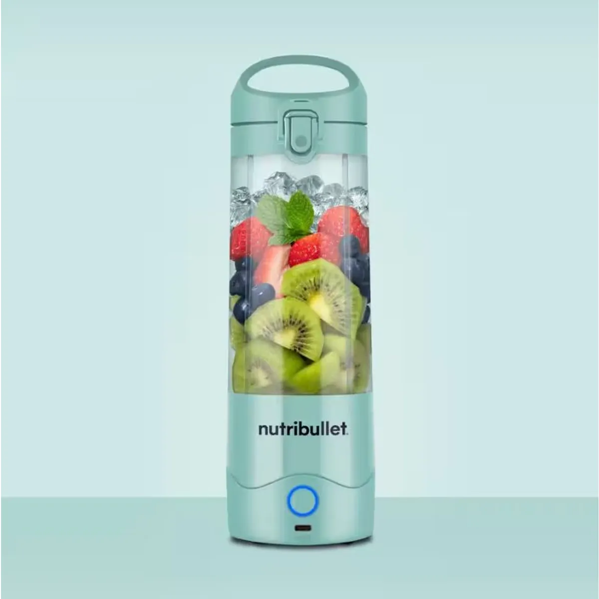 Nutribullet NBP003.LBL hordozható turmixgép 475ml világoskék 2000mAh USB-C #5