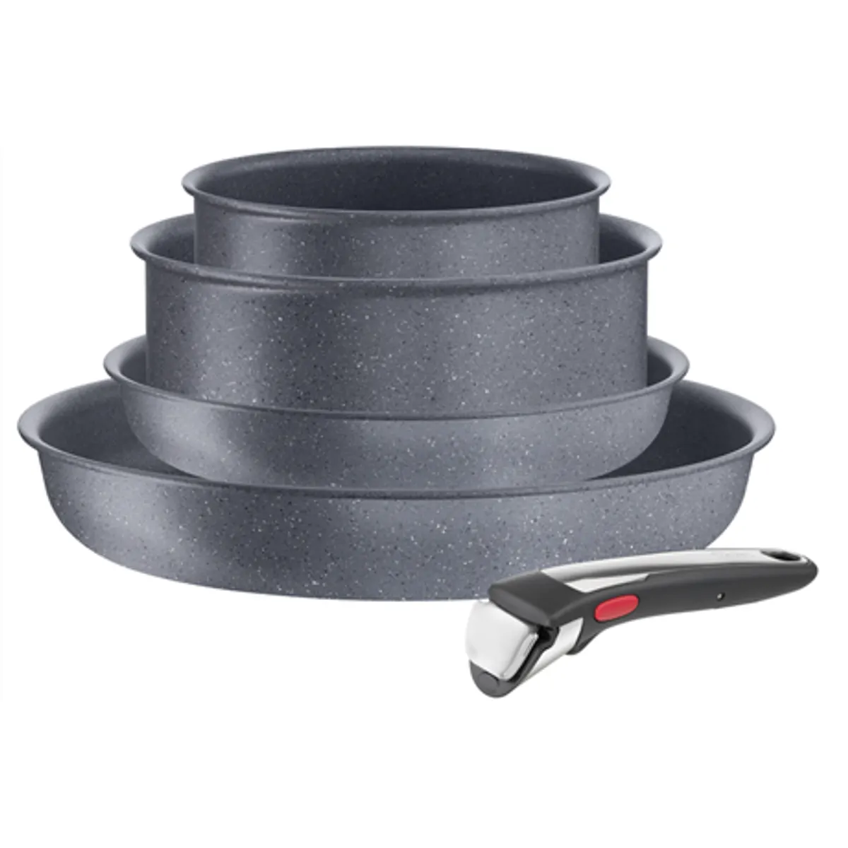 Tefal L3969053 Ingenio Natural Force edénykészlet 5 részes, levehető fogantyú, Mineralia bevonat, Thermo-Signal, indukciós kompatibilis #1