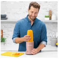 Nutribullet NB907MACL Pro Mineral turmixgép 900 W 946 ml Tritan BPA-mentes rozsdamentes acél pengék To-Go fedél rózsaszín #5