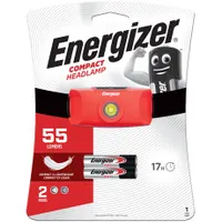 Energizer COMPACT 1LED + 2XAAA FEJLÁMPA 2AAA elemet tartalmaz, Módok: 2, Lumen: 55/15, Sugárzás távolsága: 35m #1