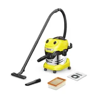 Karcher WD 4 S V-20-5-22 1.628-260.0 nedves-száraz porszívó 20 l rozsdamentes acél tartály 1000 W 5 m kábel 2,2 m szívócső #1