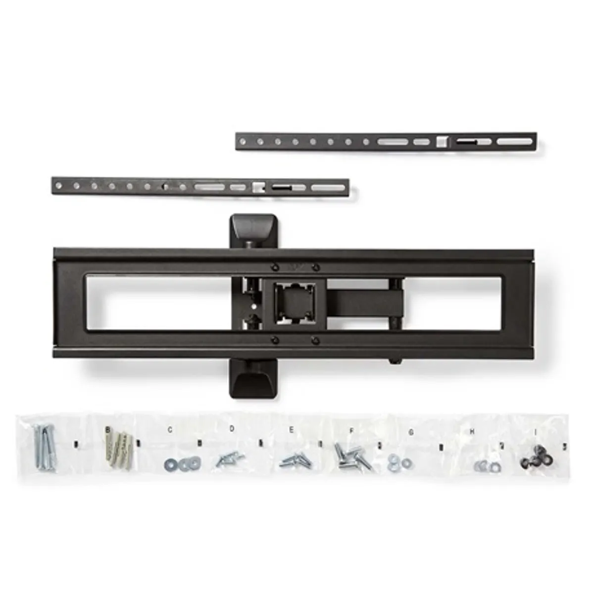 Nedis TVWM1550BK fali tv-konzol 37-70" 35 kg forgatható 180° dönthető 20° VESA 100x100-600x400 #3