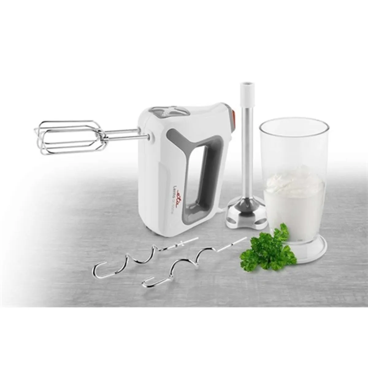 Eta 105190000 Lento kézi habverő 550 W 4 fokozat leválasztható rozsdamentes acél botmixer 1,2 m kábel 800 ml #1