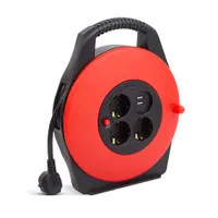 Delight 20239 Kábeldob 10 m 2x USB A 3x 230V aljzat #1