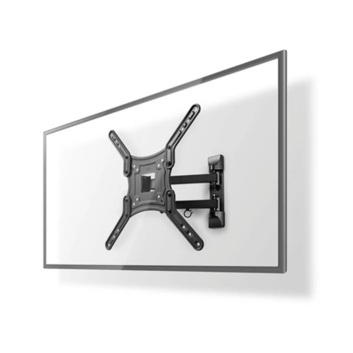 Nedis TVWM1530BK fali TV-tartó 23-55" forgatható 180 fok dönthető 20 fok VESA 100x100 200x100 200x200 300x300 400x200 400x400 30 kg fekete #2
