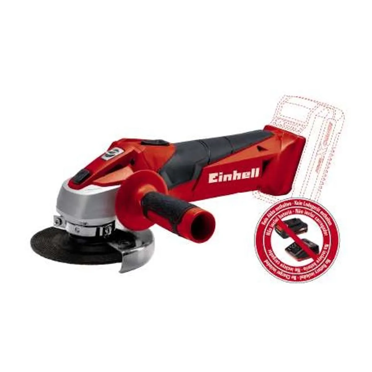 Einhell TC-AG 18/115 LI - SOLO Sarokcsiszoló 115 mm 8500 min-1 lágyindítás #1