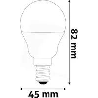 Avide ABMG14WW-2.9W Globe Mini G45 E14 3000K 470lm 150° IP20 SMD CRI80 Ø45 #2