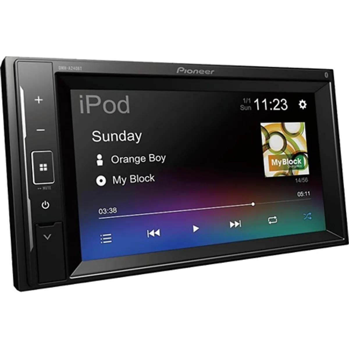 Pioneer DMH-A240BT multimédiás autóhifi fejegység 6.2" rezisztív érintőképernyő Bluetooth 4.2 13 sávos GEQ USB FLAC #2