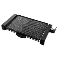 Sencor SBG 108BK asztali grill 2 grillsütőfelület, 47x31 cm, 100-220 C, 2300 W, tapadásmentes, kivehető olajtálca, hőszigetelt fogantyú #2