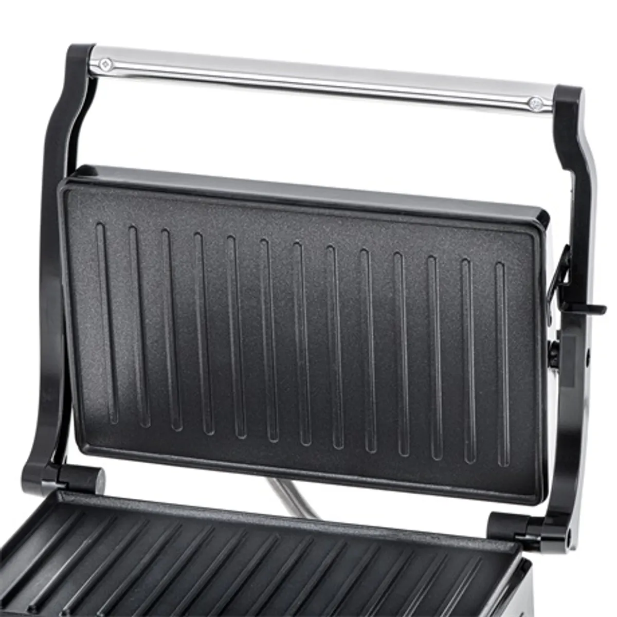 Adler AD3052 elektromos grill 1200W állítható és fixált sütőlapok tapadásmentes bevonat hőálló markolat csúszásmentes talp #5