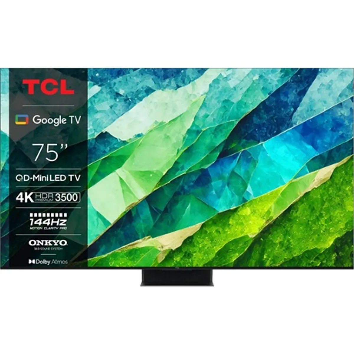 Tcl 75C855 QLED MiniLED TV 75\" 4K Google TV VRR FreeSync Premium Pro 144 Hz HDR10 HDR10Plus Dolby Vision HLG Dolby Vision IQ #1