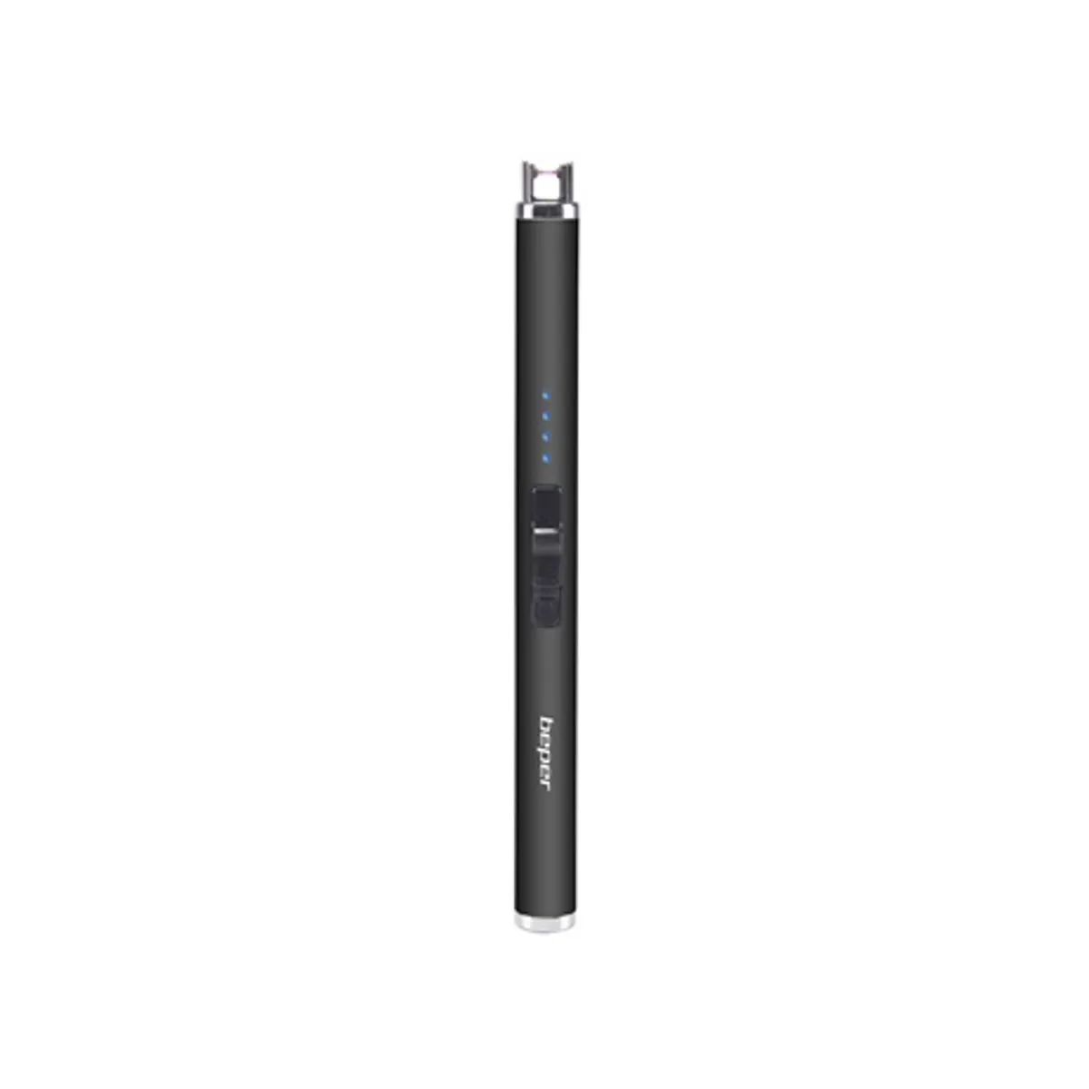 Beper P201UTP020 elektromos lánggyújtó usb töltés led töltésjelző alumínium és műanyag ház fekete #1