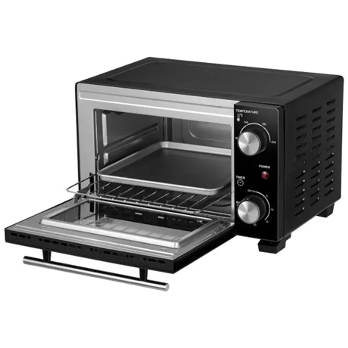 MPM MPE-13 Elektromos sütő kapacitás 10 l, 90-230C, 800 W, időzítő 0-30 perc, felső és alsó fűtőelem #3