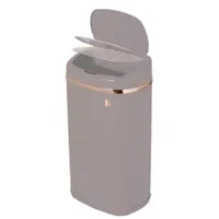 Berlinger Haus BH-9523 szenzoros szemetes 58L keretfedél matt taupe 67x39,5x28 cm #2