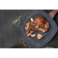 Berlinger Haus BH-1208N Forest Line grill serpenyő 28 cm, 3 rétegű kőhatású márvány bevonat, turbó indukciós talp, mosogatógépben mosható #3
