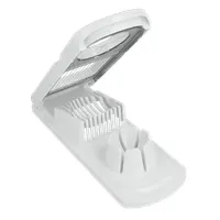 Metaltex MX204510 tojásszeletelő 3 az 1-ben inox pengék fehér műanyag #1