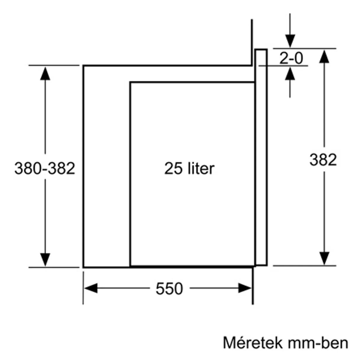 Bosch BFL554MB0 beépíthető mikrohullámú sütő 25 l 900 W AutoPilot 7 fekete #7