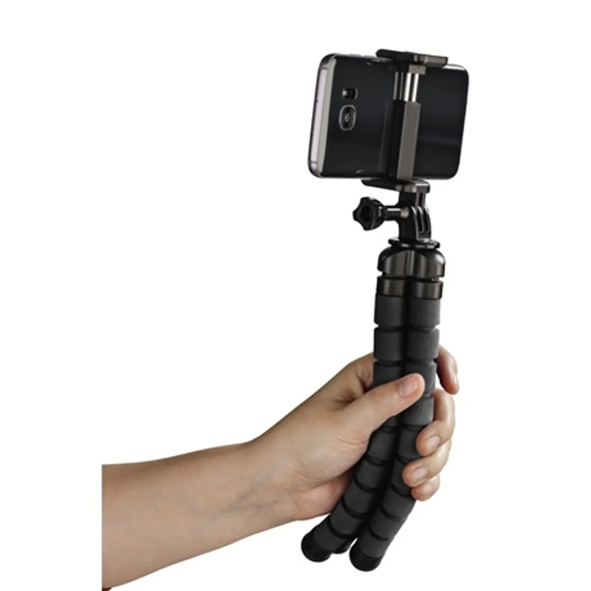 Hama 00004613 Flex GoPro és okostelefon állvány 360 fok hajlítás negyed hüvelykes menet alumínium 26 cm #2