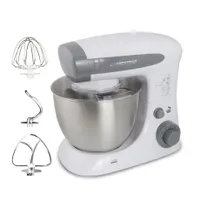 Esperanza EKM024 robotgép fehér-szürke 800 w 4 l rozsdamentes tál 6 sebesség impulzus funkcióval