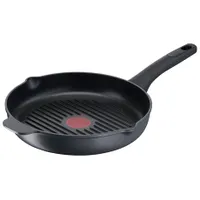 Tefal E2304074 grill serpenyő 26 cm öntött alumínium tapadásmentes bevonat indukciós-kompatibilis sütőben 175C-ig rögzített fogantyú #1