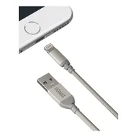 Yenkee YCU 612 SR Töltő- és adatkábel USB Lightning ezüst 2,0 m MFI szövött borítás alumínium csatlakozók 480 Mbps 2,4 A #2