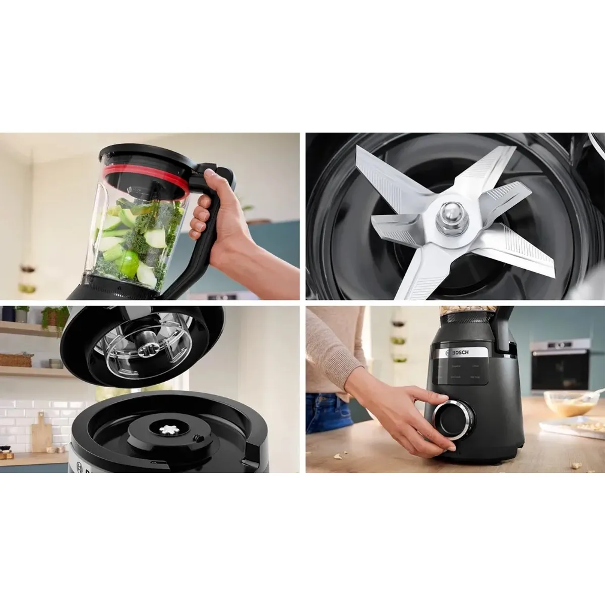 Bosch MMB6652B VitaPower Serie4 Tritan kancsó 3,0 L max, 2,0 L használható 1800 W ProSpeed 6 pengés #5