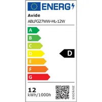 Avide ABLFG27WW-HL-12W Led filament gömb izzó a70 e27 2700k 1800 lm 180 fokos ip20 ce #3
