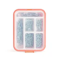 Handy 04290 Szeg készlet 475 db 2.0x20mm 2.1x38mm L akasztó 25mm L akasztó 30mm tárolódoboz #2
