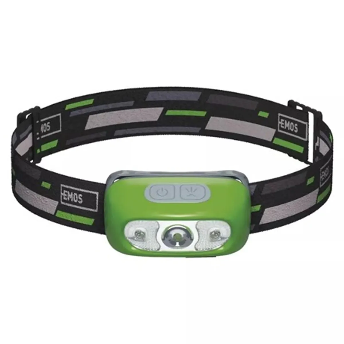 Emos P3534 fejlámpa Cree 230 lm Li-pol micro USB 3-13 h zöld #1