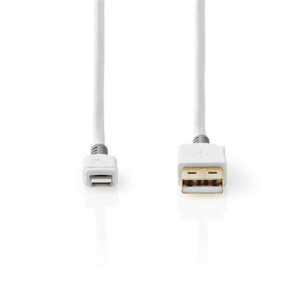Nedis CCBW39300WT10 Lightning szinkronizáló- és töltőkábel 1 m fehér #2