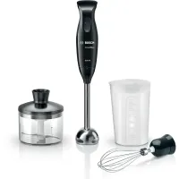 Bosch MSM2650B botmixer 3in1, 600 W rozsdamentes késekkel, BPA mentes, habverő és univerzális aprító tartozékok