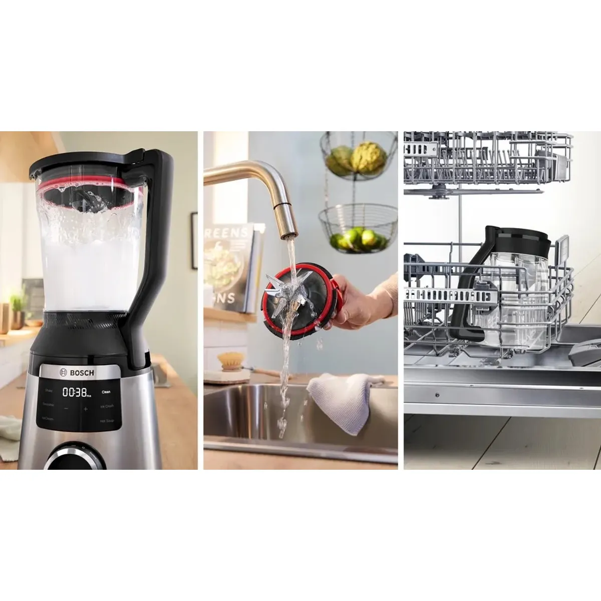 Bosch MMB6762M VitaPower Serie4 3,0 L max / 2,0 L használható turmixkanna Tritan 1800 W ProSpeed Flow Booster #8
