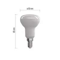 Emos ZQ7220 R50 led izzó E14 6W 470lm meleg fehér #4