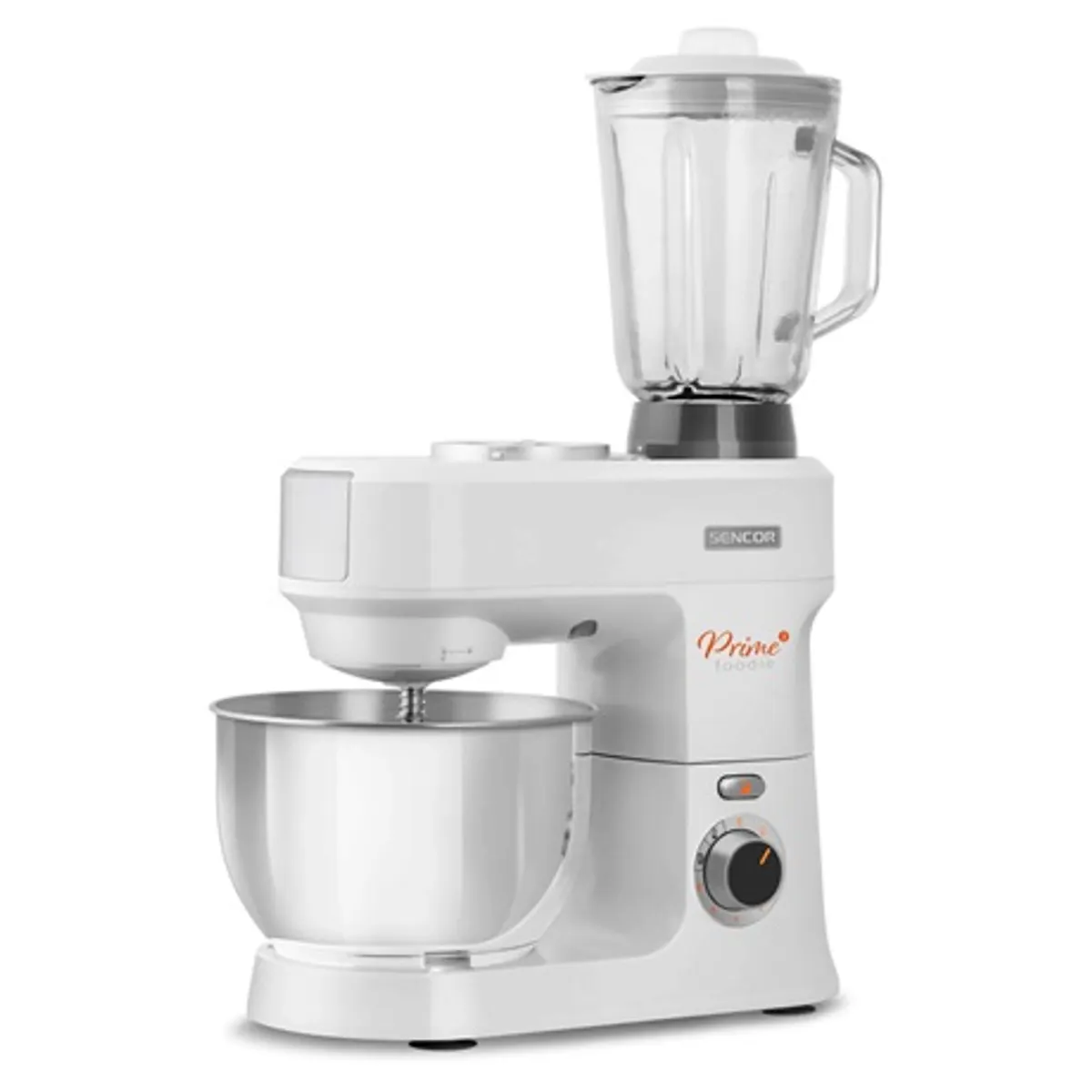 Sencor STM 3760WH Konyhai robotgép 1000 W 4,5 l rozsdamentes edény 6 fokozat PULSE NutriSmart 2 program LED 1,5 l üvegedény #3