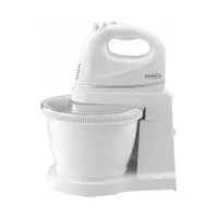 Hauser SM-930 tálas mixer 300W 5 sebesség + turbo acél habverők és keverővillák billenthető állvány fogaskerékkel hajtott keverőtál