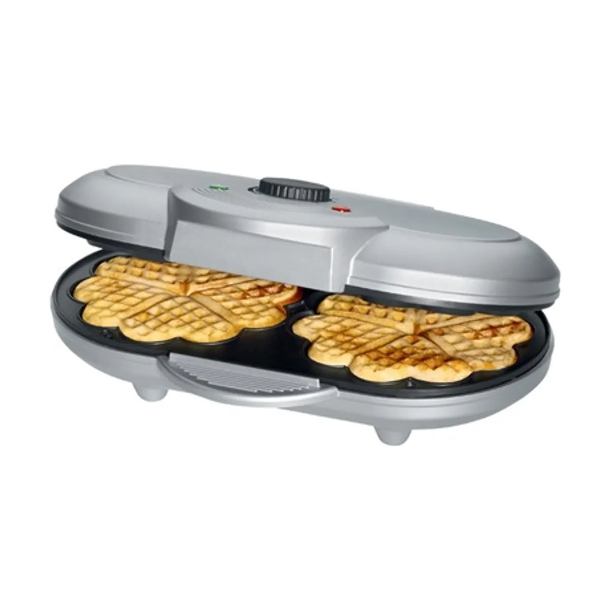 Momert 2014 gofrisütő dupla tapadásmentes sütőlapok állítható hőfokszabályzó hálózati lámpa 230V 50Hz 1400W #1