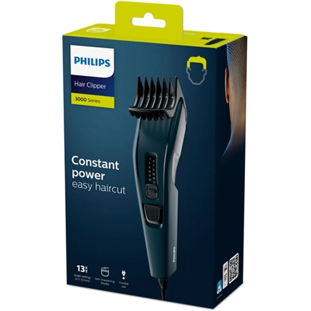 Philips HC3505/15 Series 3000 0,5-23 mm 13 hosszbeállítás rozsdamentes acél pengék vezetékes 1,8 m kábel #2