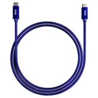 Yenkee YCU C101 BE Adatkábel Type-C 1,0 m kék alumínium csatlakozóval 60 W #2