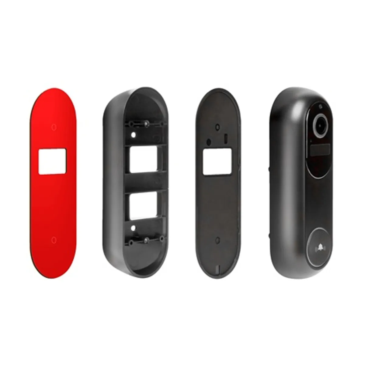 Delight Smart 55387BK okos kaputelefon kültéri és beltéri egység, két 21700 akkumulátor, 5-8 hónap üzemidő, Wi-Fi 2,4 és 5 GHz, éjjellátó, 1080p #3