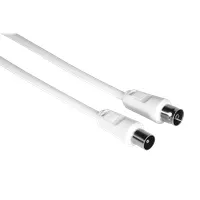 Hama 00205030 Antennakábel 75 ohm 5 m fehér kettős árnyékolás #1