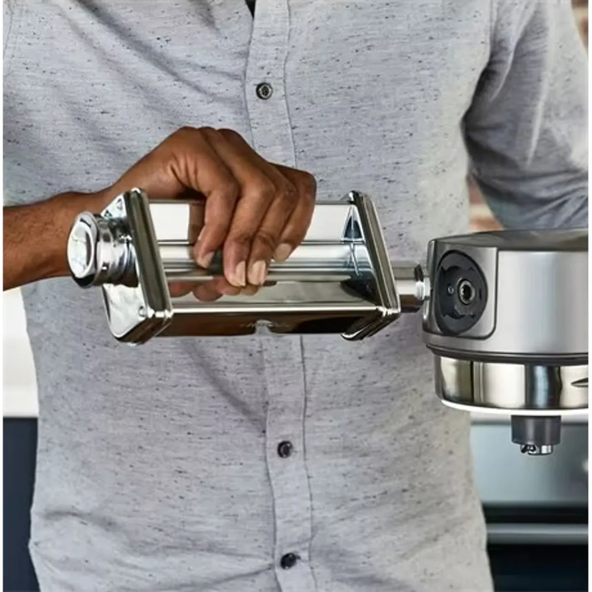 Kenwood KAX984ME Spagettikészítő tartozék rozsdamentes acél ház ezüst kis sebességű kimenet #3