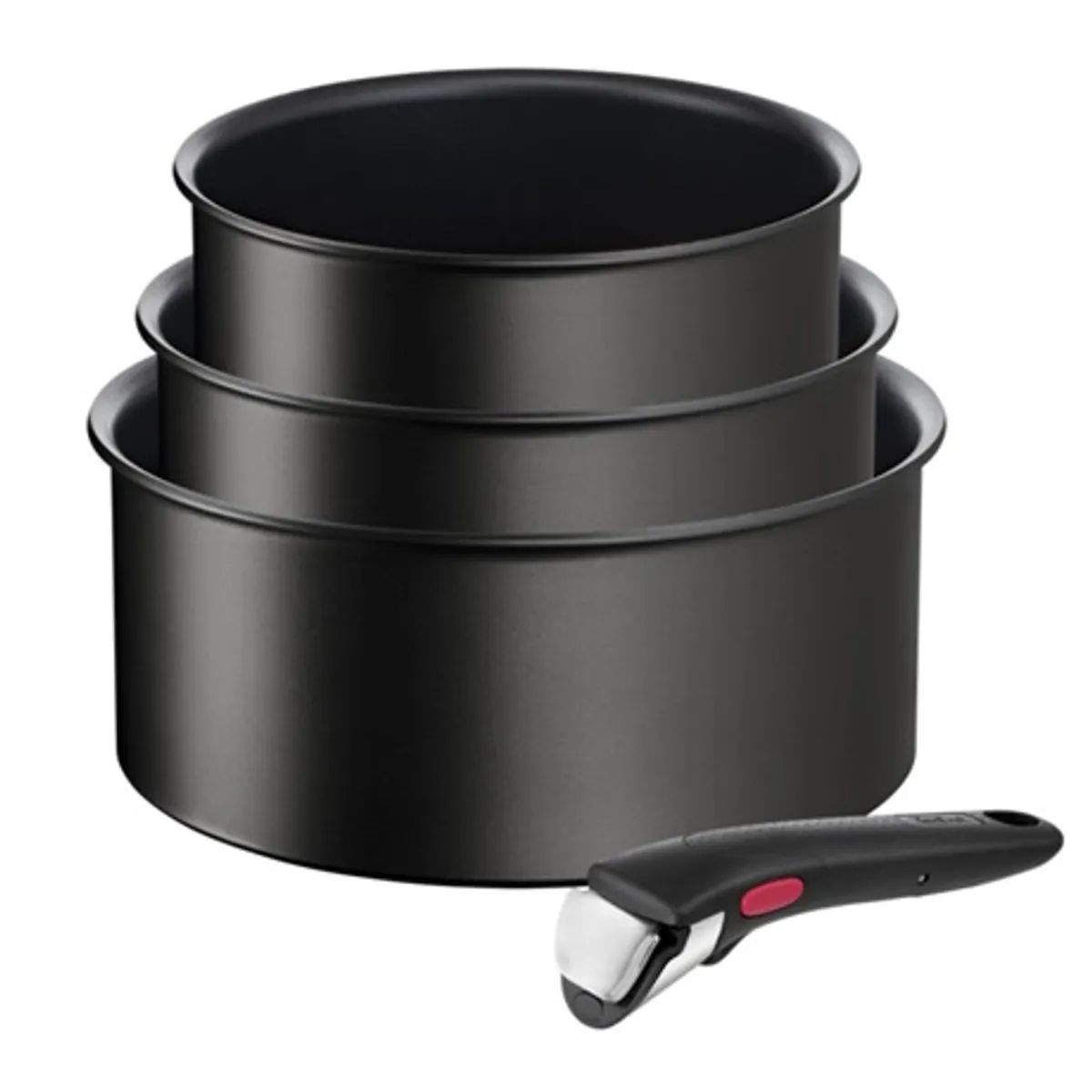 Tefal L7639102 Ingenio Unlimited 4 db-os edénykészlet - alumínium, Titán bevonat, 16 cm, 18 cm, 20 cm, levehető fogantyú, minden főzőlaphoz #1