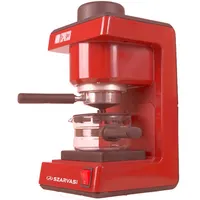 Szarvasi SZV612 PIROS mini espresso 800W 6 adag dupla 2-6 személyes skálázott üveg kiöntővel 3,04 bar