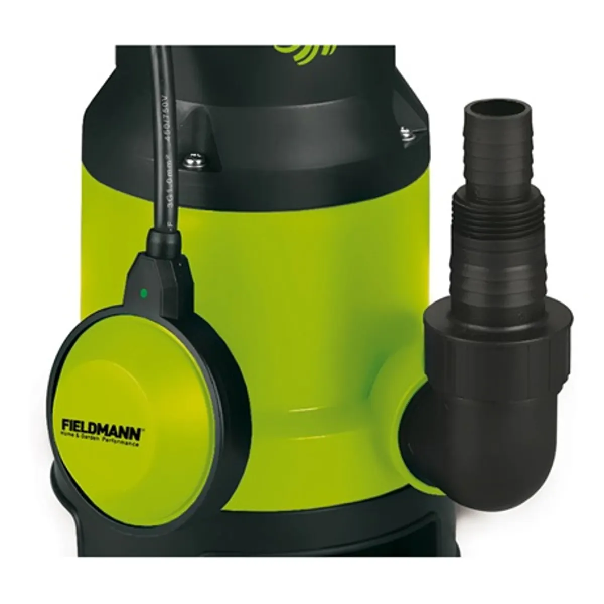Fieldmann FVC 4001-EK szennyvízszivattyú 750 W 230 V automatikus úszókapcsoló 8 m fej-merülés 35 mm #2