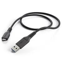 Hama 00201594 Kábel USB-C USB-A 3.1 Gen 1 5 Gbps 1 m fekete #1