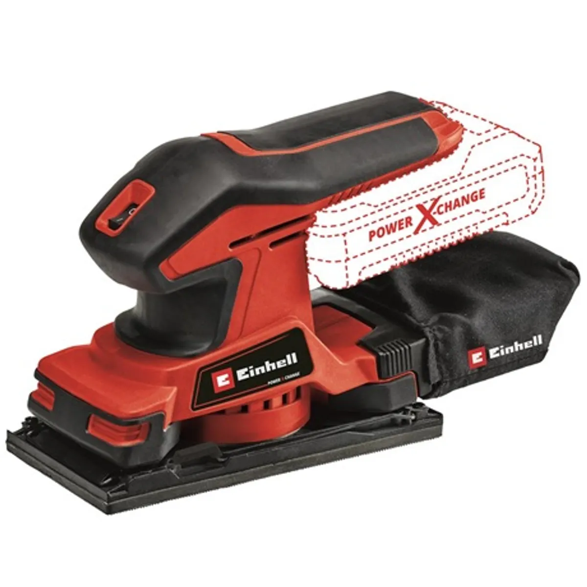 Einhell TC-OS 18-187 LI - SOLO rezgőcsiszoló Softgrip borítású 187x90 mm #1