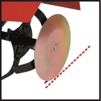 Einhell GC-MT 2560 LD benzines kapálógép 150 cm3 2500 W 60 cm 26 cm 6 pengék #3